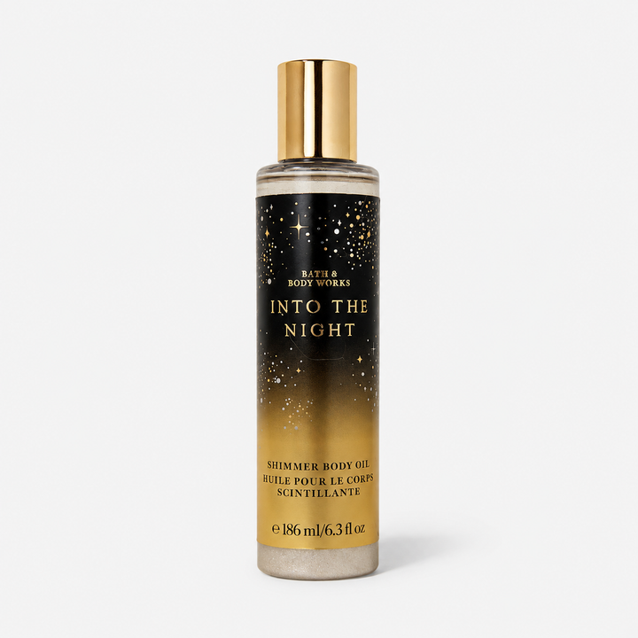 Aceite corporal con shimmer Into the Night - Bath & Body Works